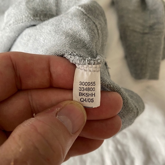 Old Navy Brand Vintage Men's Gray Long Sleeve Knit Sweatshirt Size Medium Casual - Picture 5 of 9